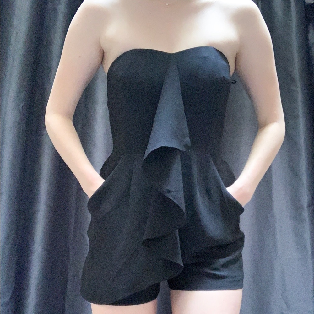 Fancy Frilly Front Romper